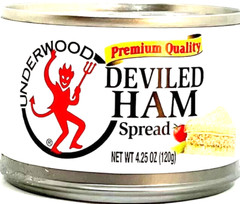 Underwood Premium Quality Deviled Ham Spread 4.25 oz ( Pack of 12 ) ~Exp 1/2025