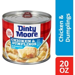 Shelf Stable Chicken and Dumplings 20 oz Steel Can 8 Pack