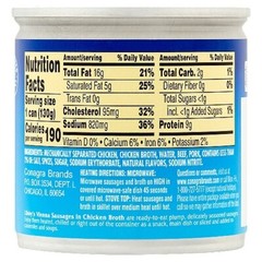 Libby’s Vienna Sausage, Canned Sausage, 4.6 OZ (Pack of 18)