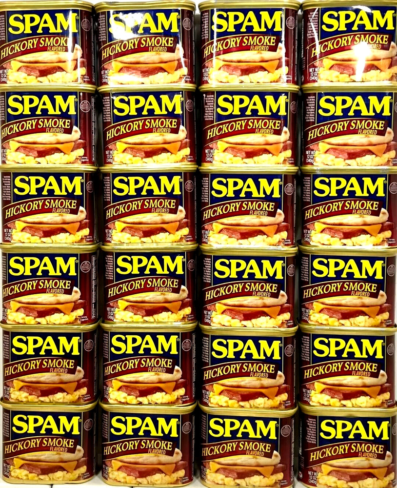 Spam Hickory Smoke Luncheon Meat 12 oz ( Pack of 24 )~4/2026