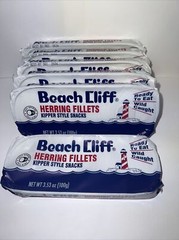 6 Wild Caught Herring Beach Cliff Kippered Snacks 3.53 Oz Can Sardines BB 5/2026