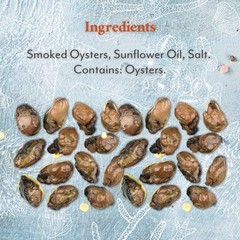 Cherrywood Smoked Oysters in Oil, Wild Caught, 3oz x 3