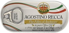 – Flat Fillets of Anchovies in Olive Oil 3- 2 Ounce. Tins