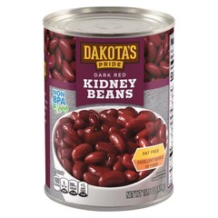 Dakota’s Pride Canned Dark Red Kidney Beans, 15.5 oz – Pack of 5