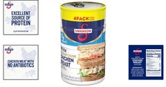 Swanson Chunk Chicken Breast, 4.5 oz x 4 – Gluten-Free & Ready to Eat