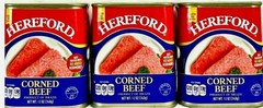 HereFord Corned Beef 12 oz Pack of 3 Exp. 2/2030 Halal No MSG Ready To Eat 36 oz