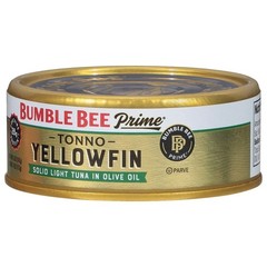 Yellowfin Tuna in Olive Oil Wild Caught High Protein Canned Fish Gluten Free Non