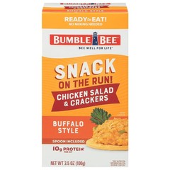 Bumble Bee Snack On The Run Buffalo Chicken Salad with Crackers Kit, 3.5 oz