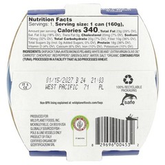 Wild Tuna & White Bean Salad, 5.6 oz (160 g)