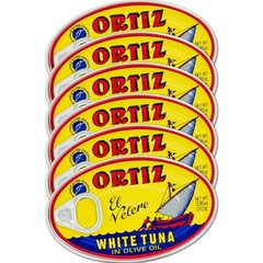 Ortiz White Tuna in Olive Oil, Fresh Tender Slices, Spanish Wild Caught Tuna