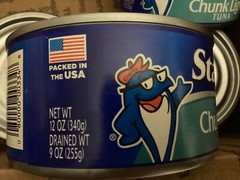 Eight (8) 12oz. cans of StarKist Chunk Light Tuna in Water Wild Caught