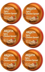 6 PACK – ARGETA PATE SPICY CHICKEN Spread 95GR