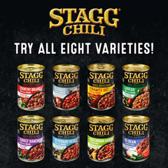(2 pack) STAGG CLASSIC Chili No Beans Beef, Shelf Stable, 15 oz Steel Can