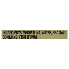 Selecciona Atun Blanco En Trozos Sin Sal Anadida En Agua – Lata De 4,5 Oz (