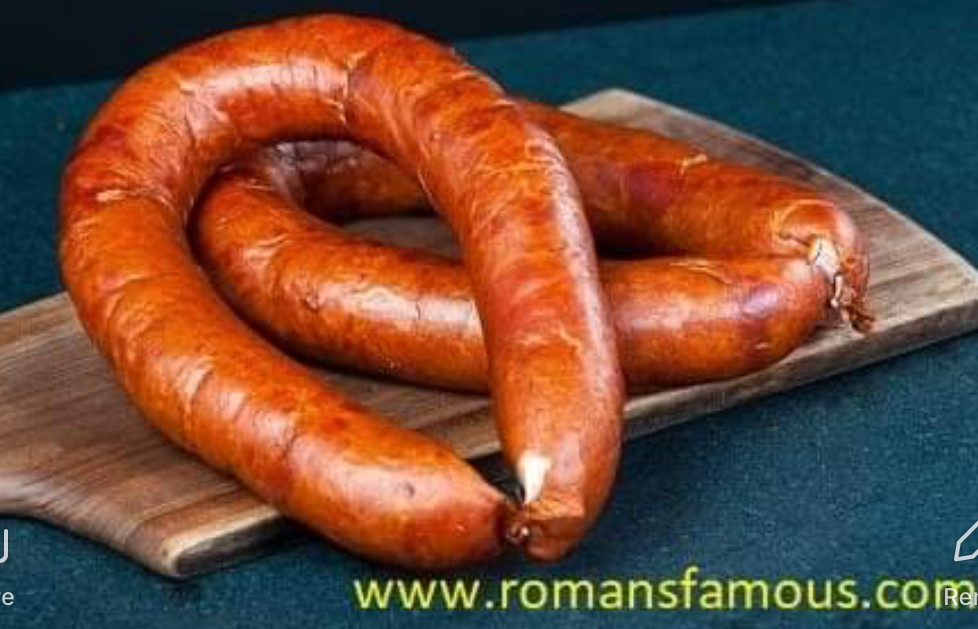 Homemade Kielbasa Fully Cooked Low Salt Extra Lean 3LB For $ 32 !! US SELLER !!