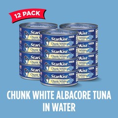 StarKist Chunk White Albacore Tuna in Water 5 oz Can Pack of 12