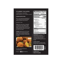 Falafel Dry Mix – 12 oz Gluten-Free, Vegan, Non-GMO, No Additives, No Preserv…