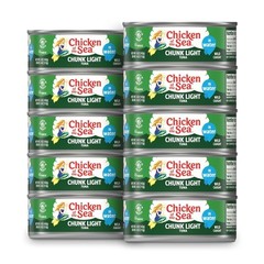 Chicken of the Sea Chunk Light Tuna in Water 5 oz. Can Pack of 10