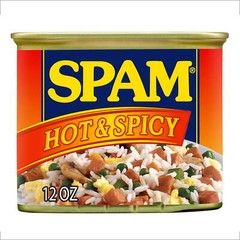 (3 pack) SPAM Hot & Spicy, Shelf-Stable, 12 oz Aluminum Can