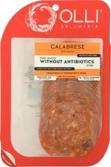 Olli Salumeria SALAMI CALABRESE SLICED, 4 OZ