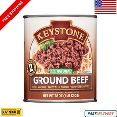 Keystone All natural Ground Beef 28 oz Can, Free Shipping