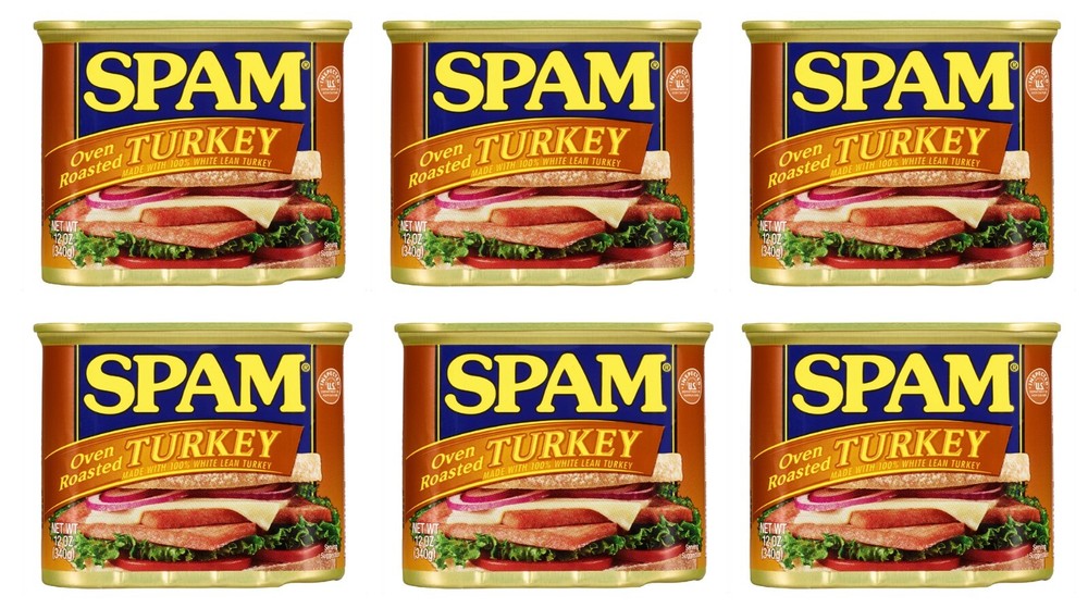 SPAM Oven Roasted Turkey: Lean & Delicious Luncheon Meat (Pack of 6) Size 12 oz
