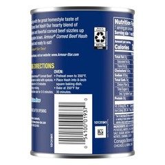 (8 pack) Armour Corned Beef Hash, 16g Protein Per Serving, 14 oz Can