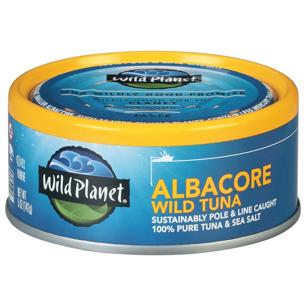 Wild Planet Wild Albacore Tuna Cans, 5 Ounce