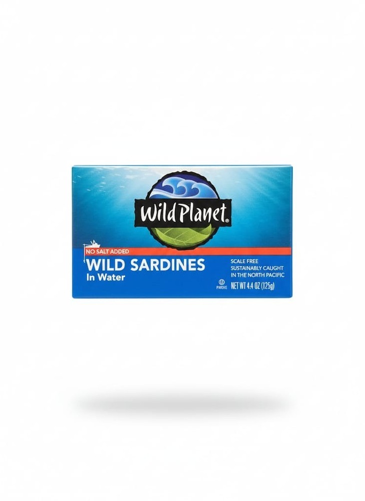 Wild Sardines in Water Pack 2 Und-No Salt Added, 4.4oz