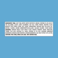 Ready To Eat Tuna Salad Kit Deli Style 4 oz Pouch 12 Pack Protein Healthy Snack