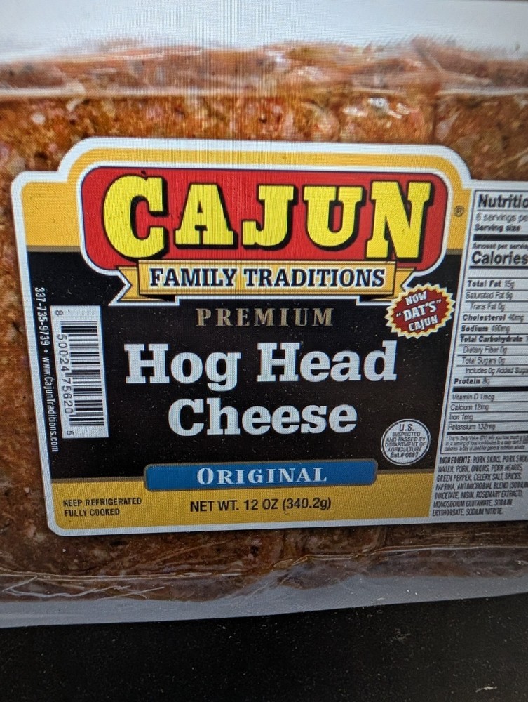 Cajun Family Traditions Hog Head Cheese 12 Oz (4 Pack)
