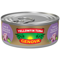 Wild Caught Premium Yellowfin Tuna, 4 Flavor Variety Pack, 5 Oz. Can (Pack of 4)