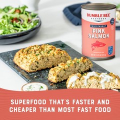 Bumble Bee Canned Pink Salmon, 14.75 oz Can – Premium Ounce (Pack of 1)