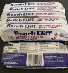 Wild Caught Herring Beach Cliff Kippered Snacks 3.53 Oz Can Sardines (12 CANS)