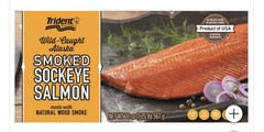 NEW! SEALED- Trident Seafoods Wild Smoked Sockeye Salmon, 1 Packs
