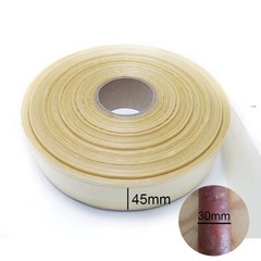 2 Meters Food Grade Plastic Casings for Sausage Salami Wide 50mm Shell Inedible