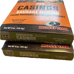 Mossy Oak® Gamekeeper ™ Hog Casings Sausage Making Lot Of 2 New. Dr4