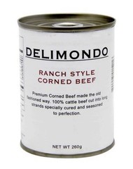 Delimondo Ranch Style Corned Beef Canned Meat 260g Deli & Preserved Poultry