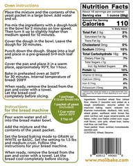 Molibake 8 Grain Bread Mix Pack of 4 AllNatural Multigrain Baking Mix for Br…