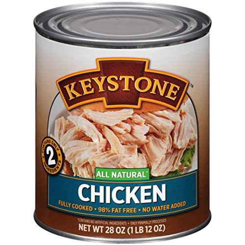 Keystone Meats All Natural Canned Chicken, 28 Ounce Can