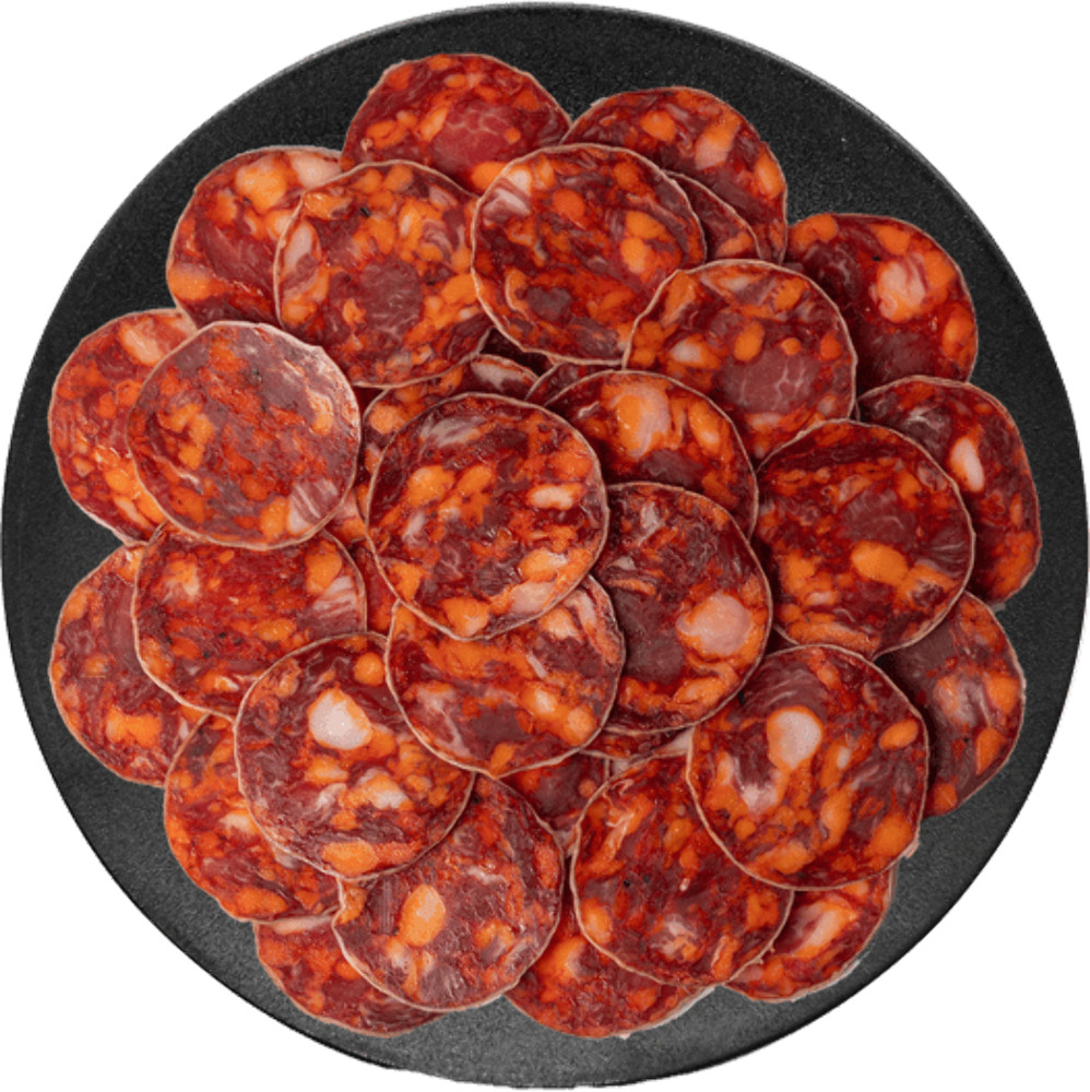 Chorizo Ibérico de Bellota – Sliced Spanish Cured Sausage