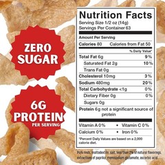 Bacon Curls Microwave Pork Rinds Chicharrones, Hot & Spicy, 1.75 Ounce Pack o…