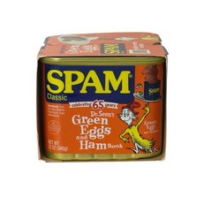 Spam Classic Green Eggs And Ham SPAM LIMITED EDITION Two 12oz Cans 6/2028