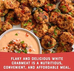 Bumble Bee White Flake Crab Meat in Water, 6 oz Can – 6 Ounce (Pack of 12)