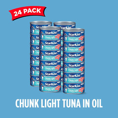 Chunk Light Tuna in Oil – 12 Oz Can (Pack of 24)