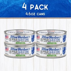 Wild Albacore Solid White Tuna in Water, No Salt Added – 4.6 oz Canned Tuna P…