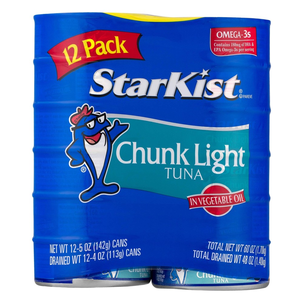 StarKist Chunk Light Tuna in Oil, 5 Oz, Pack of 12