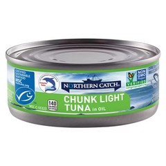 Northern Catch Chunk Light Tuna in Oil, 5 oz can – Pack of 5