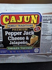 Cajun Family Traditions Pepper Jack & Jalapeno Sausage 16 Oz (4 Pack)