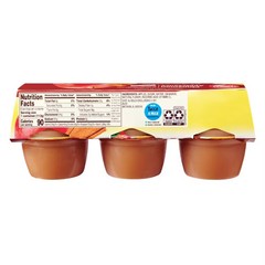 Lunch Buddies Cinnamon Applesauce Cups, 6 count – Pack of 3